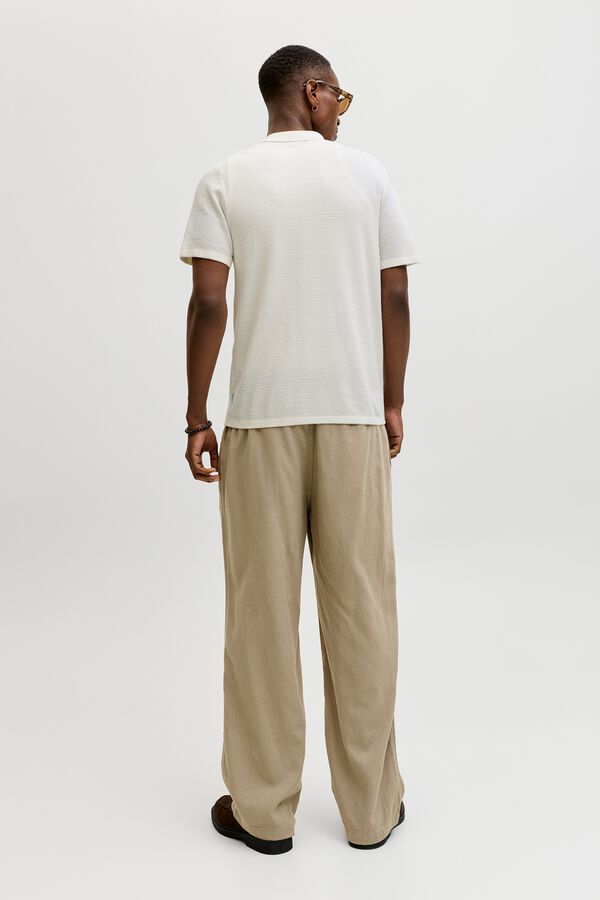 Jack & Jones Camisola de malha regular fit branco