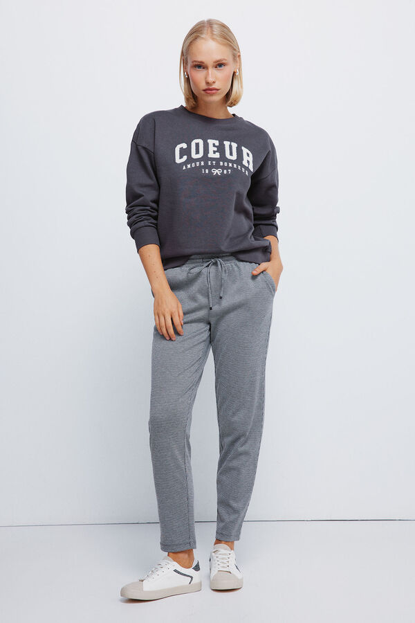 Springfield Sweatshirt "Coeur" cinzento