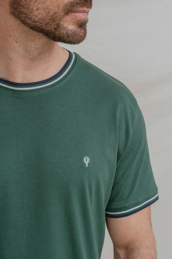 Celopman T-shirt b&aacute;sica verde