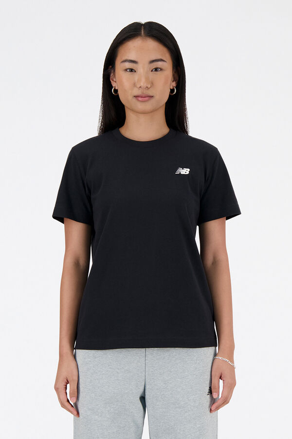 New Balance T-shirt desportiva b&aacute;sica preto