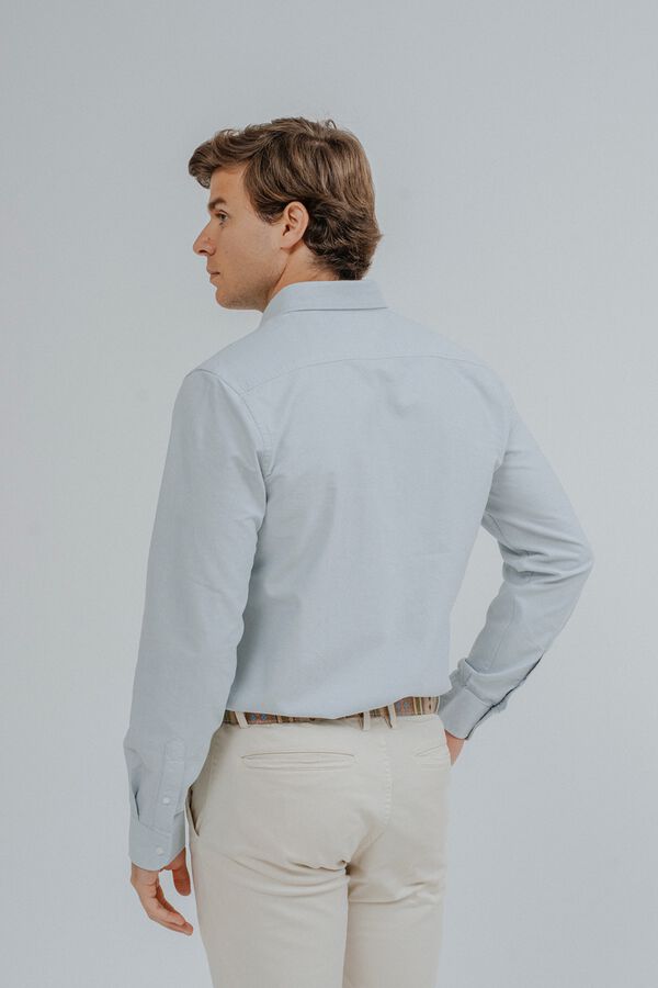 Celopman Camisa oxford verde