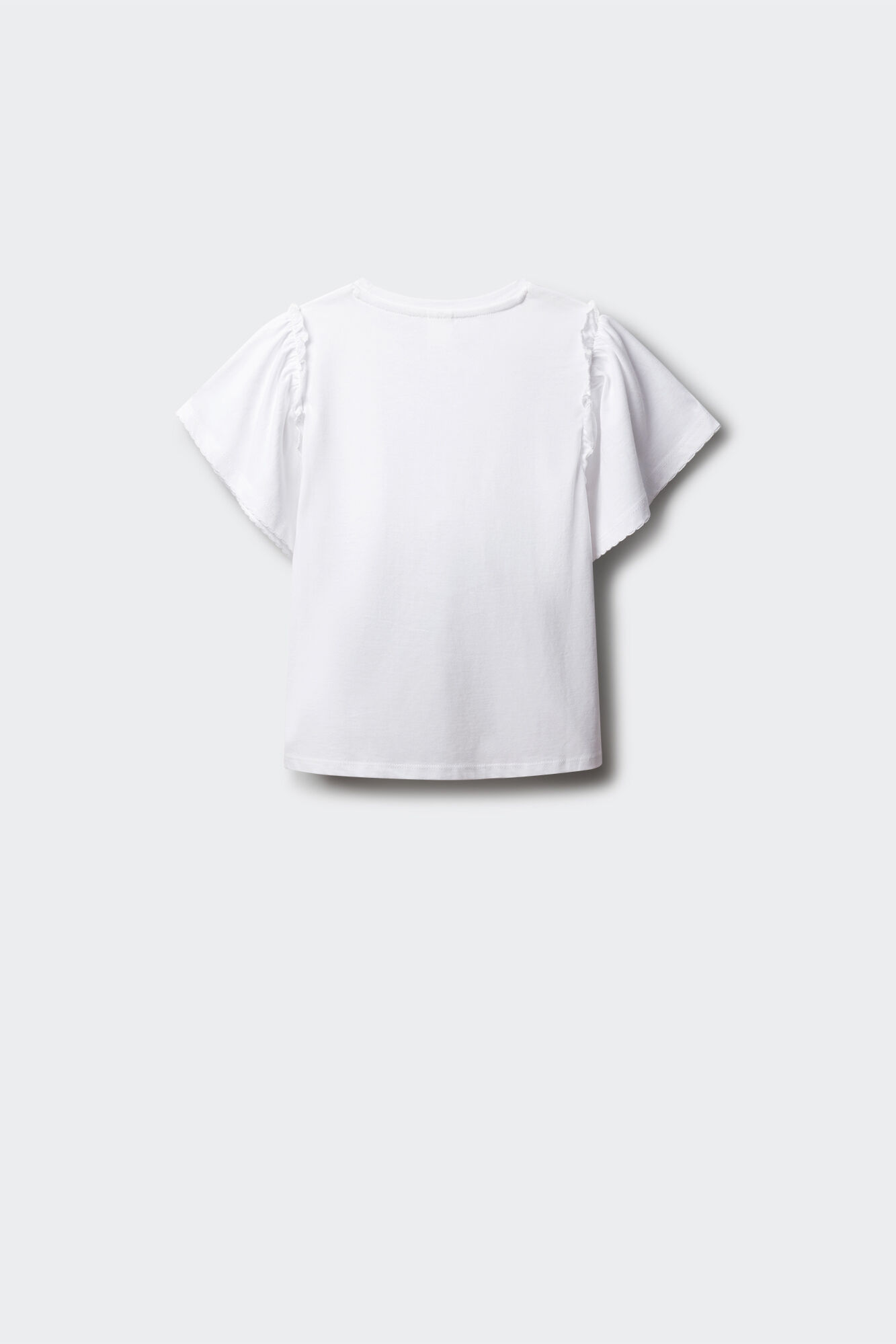 Springfield Kids T-shirt manga curta com folhos para menina