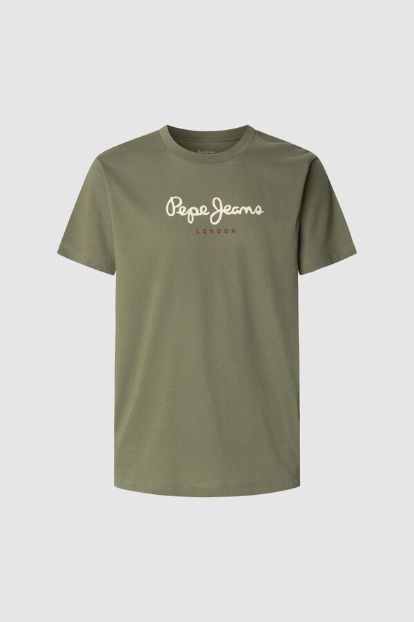 Pepe Jeans T-shirt amarela do elenco verde