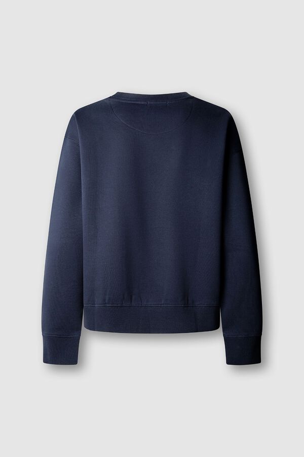 Pepe Jeans Sweatshirt de gola redonda com logo azul