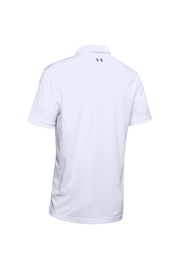 Under Armour Polo deportivo tejido t&eacute;cnico blanco