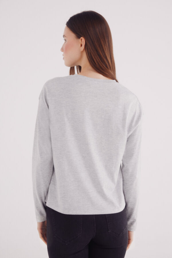 Springfield T-shirt rebites cinzento