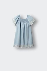 Springfield Kids Vestido bordado menina azul