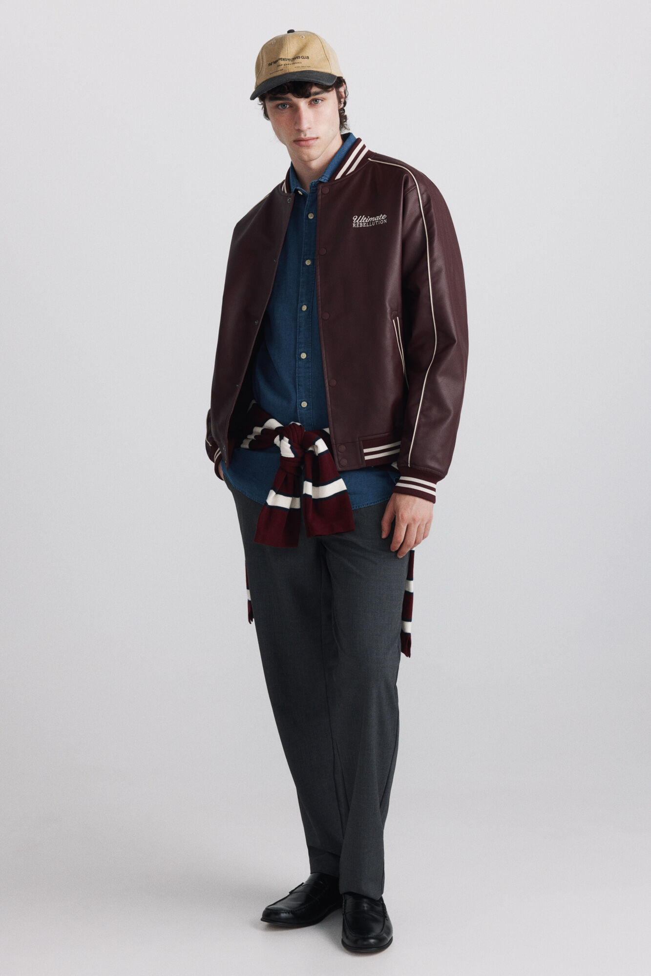 Springfield Bomber efeito pele varsity