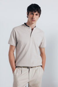 Springfield Polo piqué gola mao slim fit