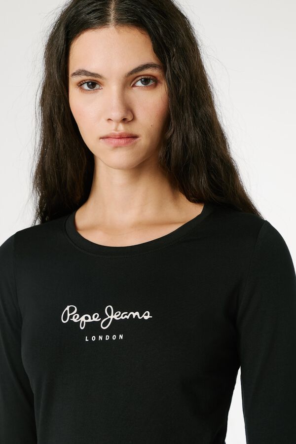 Pepe Jeans Short sleeve slim fit T-shirt black