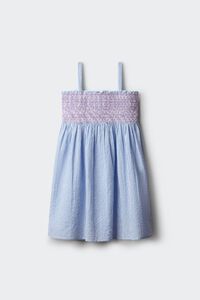 Springfield Kids Vestido de riscas oxford para menina