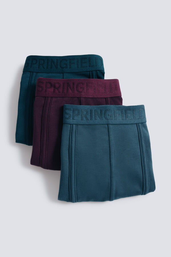 Springfield Pack 3 boxers azul