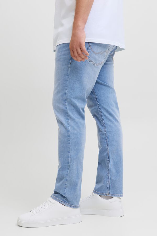 Jack & Jones PLUS Jeans slim cinco bolsos azul
