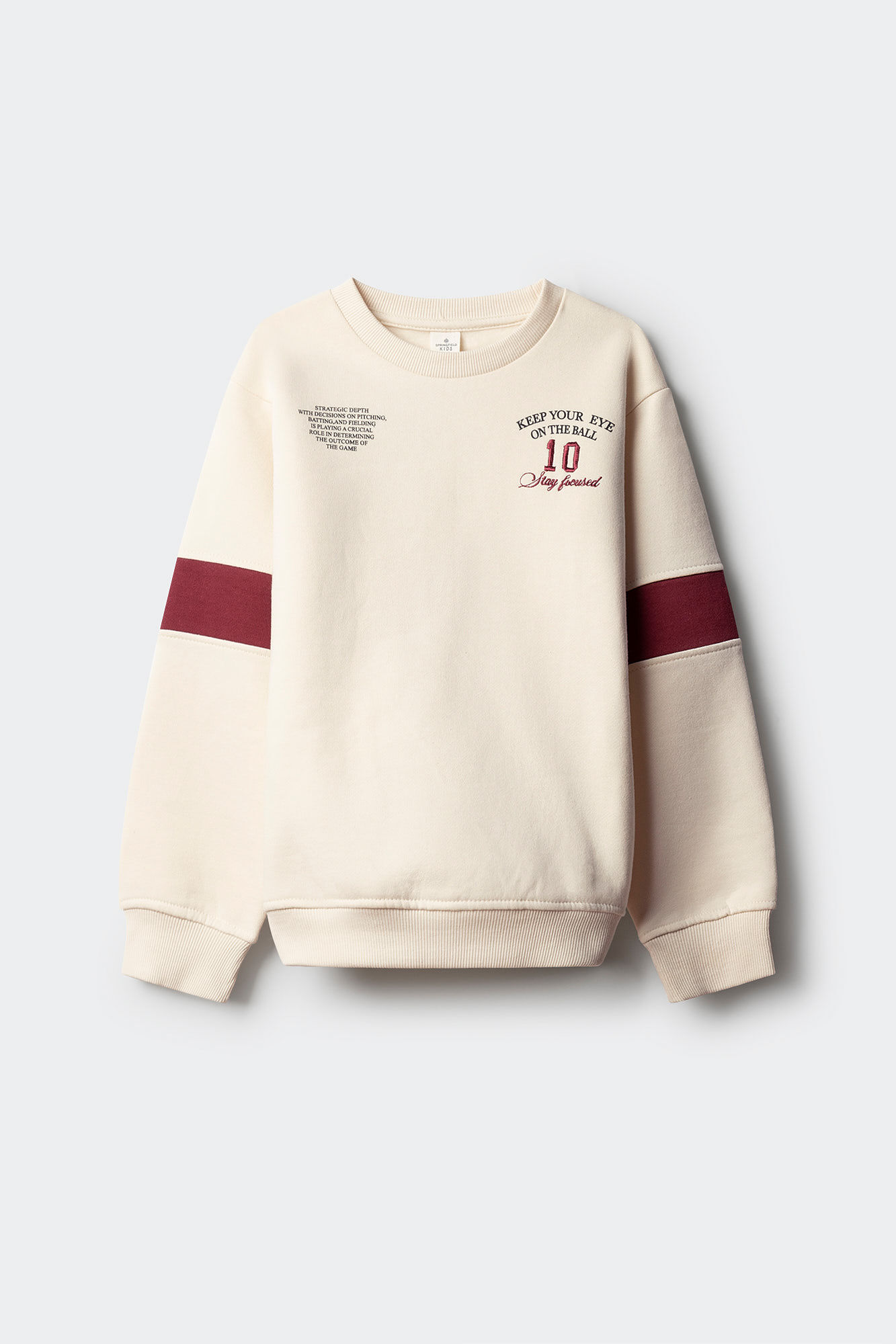 Springfield Kids Sweatshirt de caixa de beisebol 