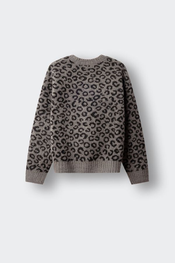 Springfield Kids Camisola animal print menina cinzento