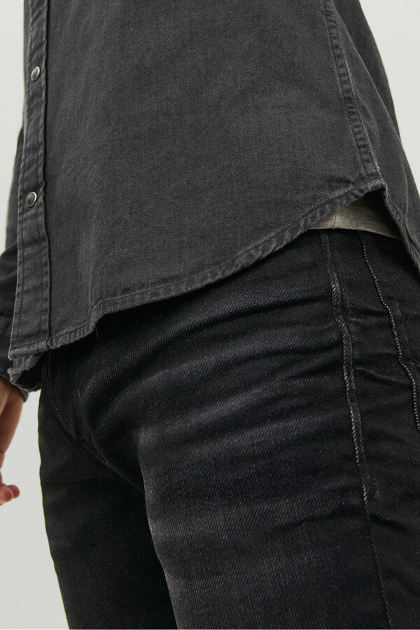 Jack & Jones Camisa vaquera negro