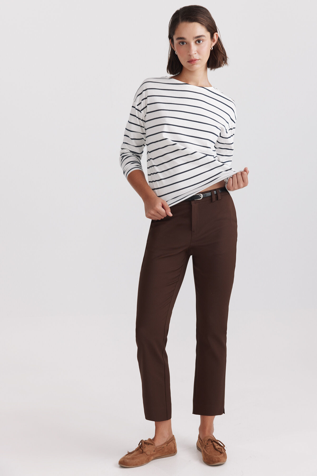 Springfield Cal&ccedil;as chino com cinto el&aacute;stico
