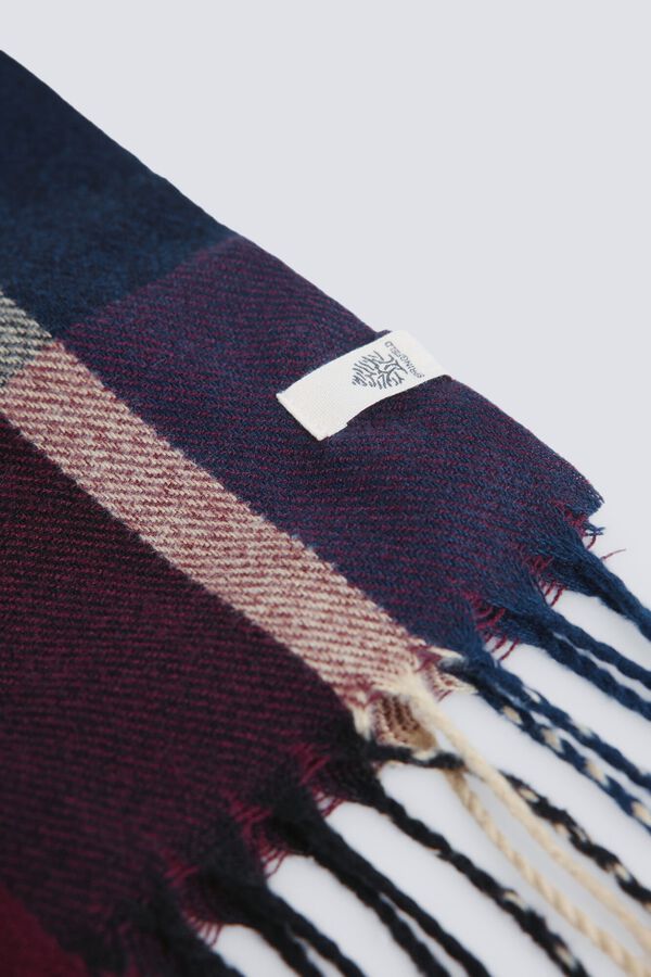 Springfield cachecol xadrez tartan estampado