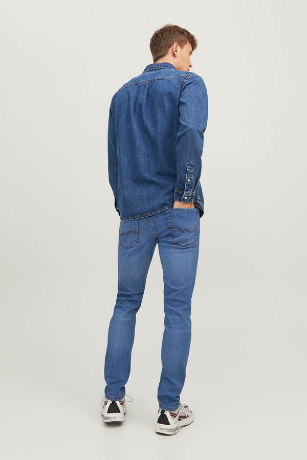 Jack & Jones Jeans slim cinco bolsos azul