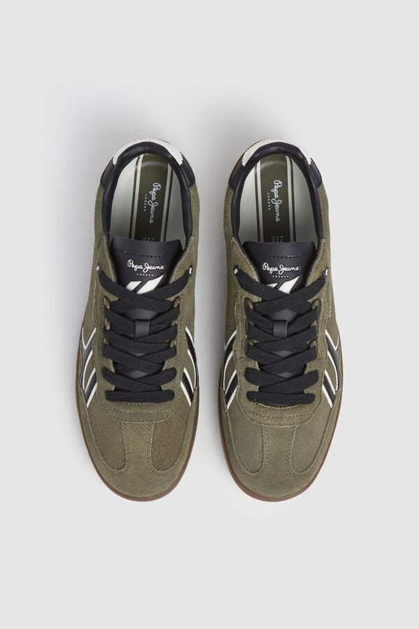 Pepe Jeans Zapatillas Ante Suela Cupsole verde