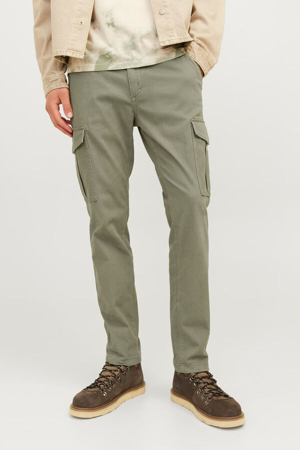 Jack & Jones Slim fit cargo pants nude
