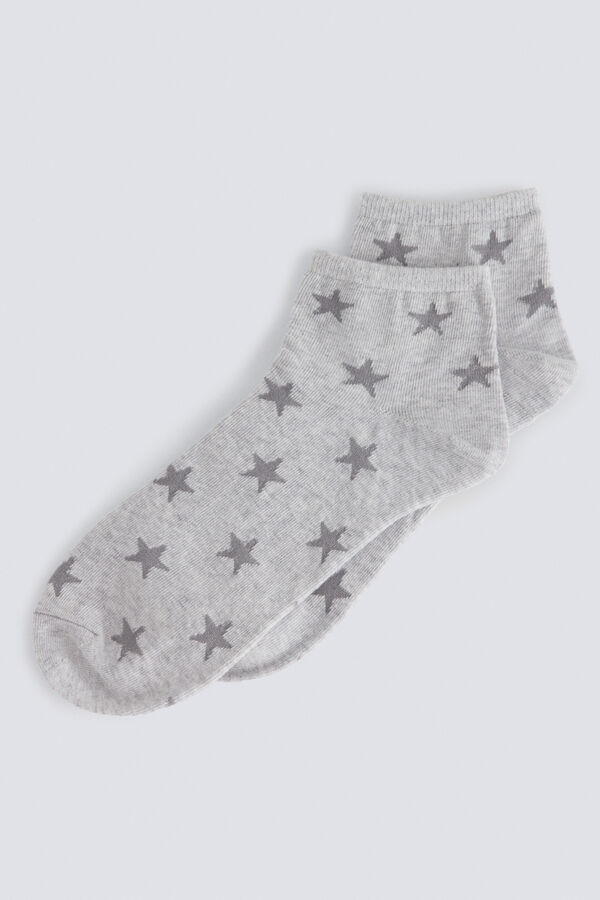 Springfield Meias curtas estrelas cinzento