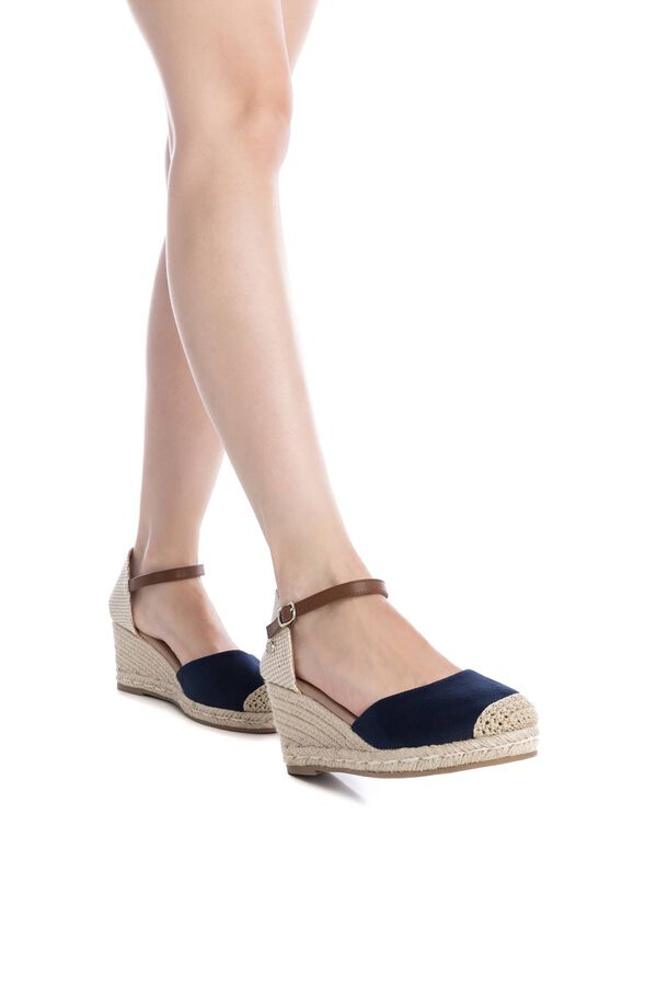 XTI Valencian suede woman blue
