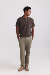 Springfield Cal&ccedil;as chino microestampadas slim fit cru