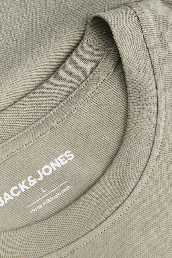 Jack & Jones PLUS T-shirt de manga curta estampada cinzento