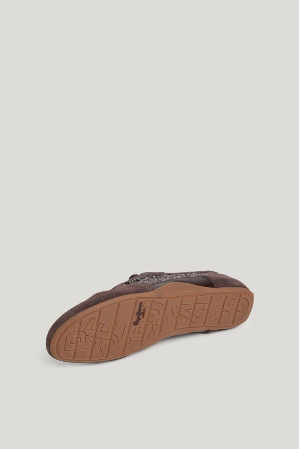 Pepe Jeans Sapatilhas ultraleves com brilho castanho