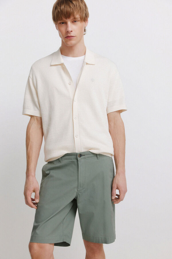 Springfield Bermuda comfort fit color verde