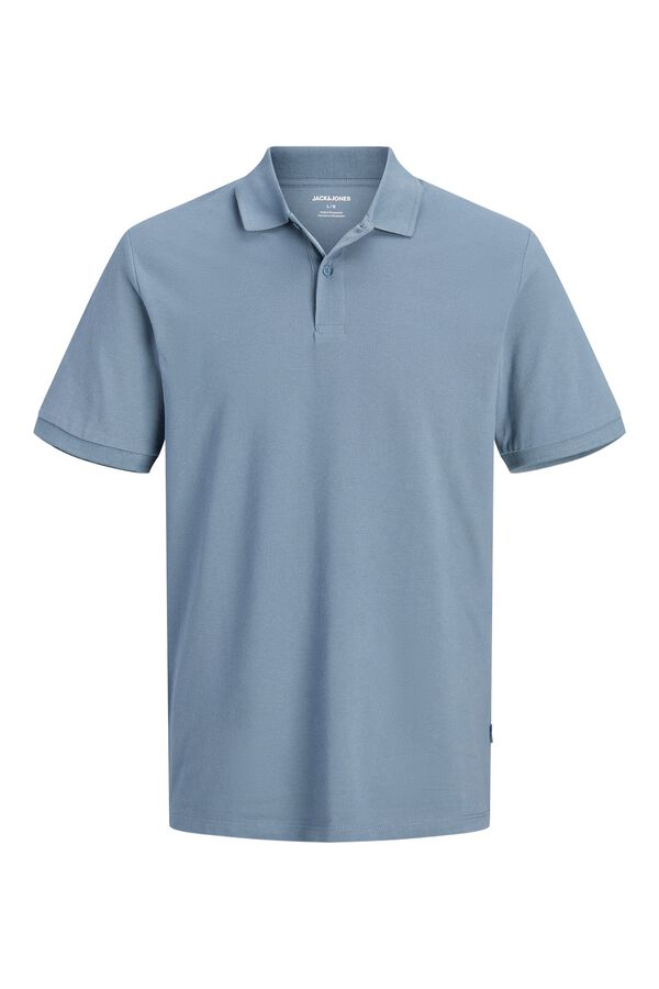 Jack & Jones Polo regular fit em malha cinzento