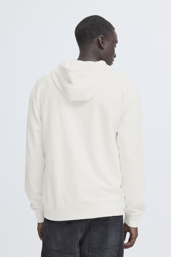 Blend Sweatshirt com capuz branco