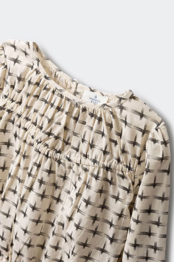 Springfield Kids Blusa de manga comprida para menina branco