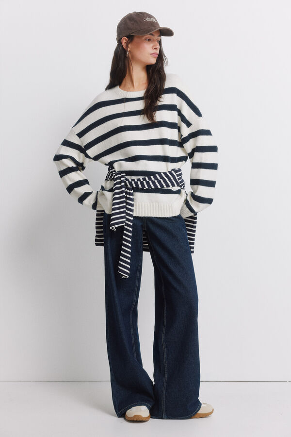 Springfield Camisola ombro desca&iacute;do bege