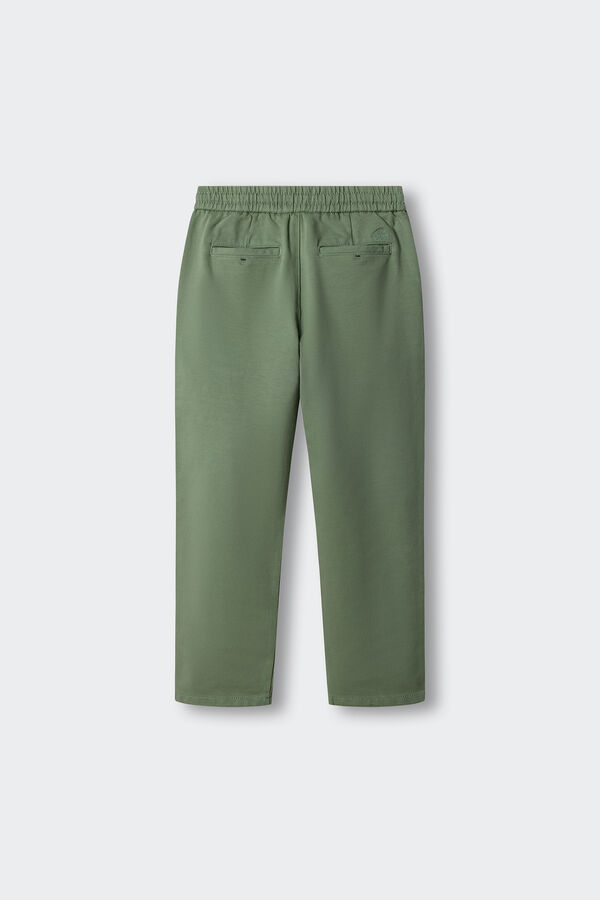 Springfield Kids Cal&ccedil;as chino de malha para menino verde