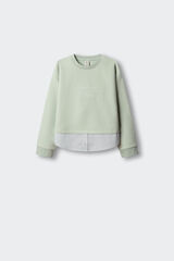 Springfield Kids Sweatshirt bimaterial estrela verde
