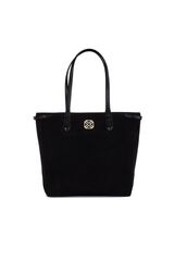 XTI Mala tote bag com fecho-&eacute;clair preto