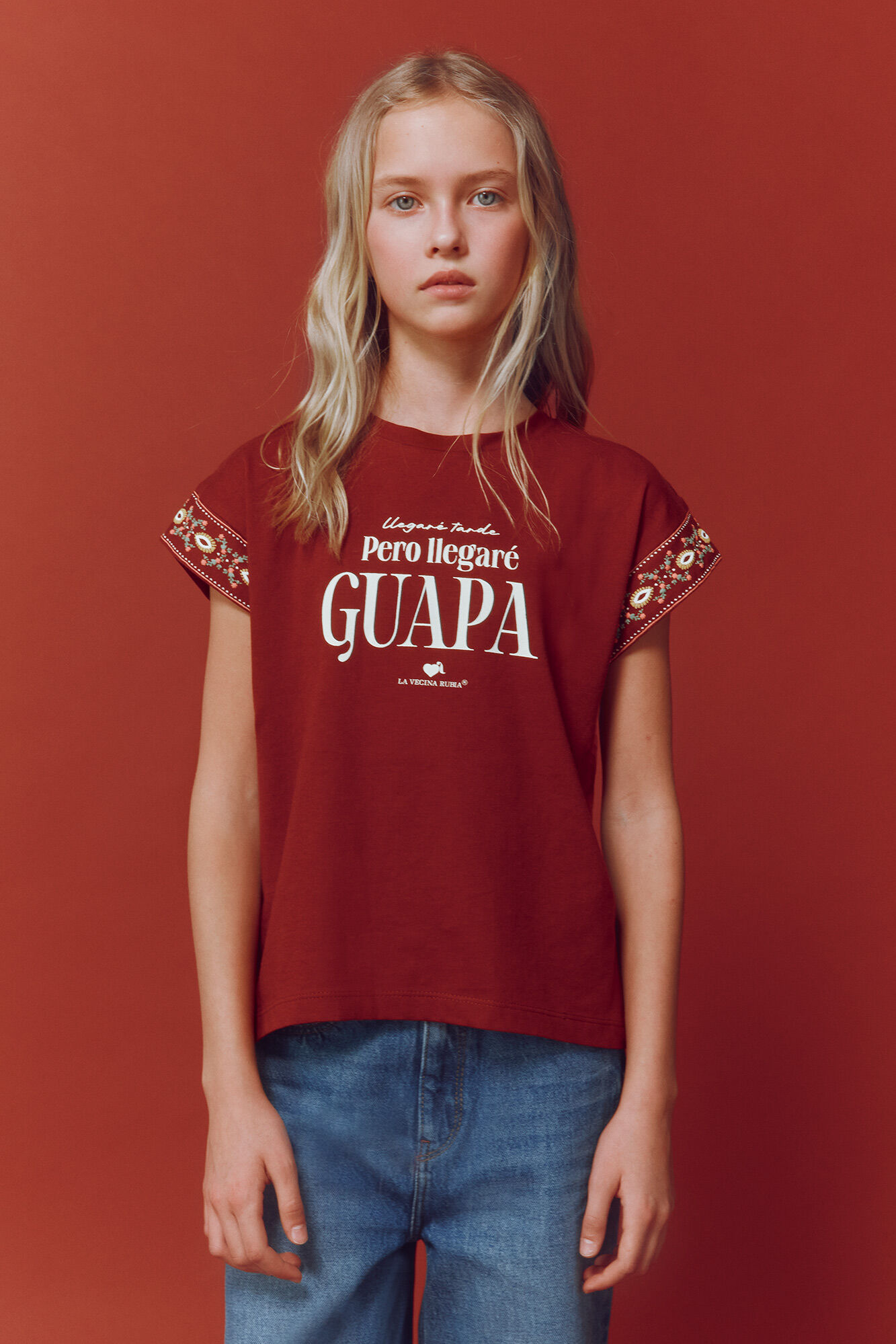 Springfield Kids T-shirt "Chegarei tarde, mas chegarei bonita"