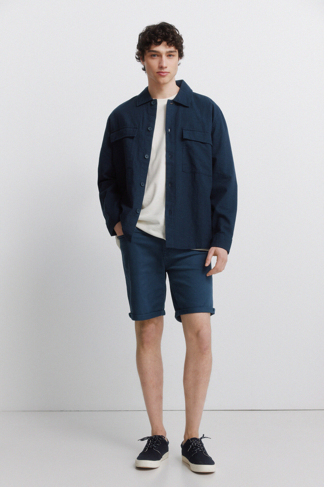 Springfield Bermuda 5 bolsillos lavada sim fit