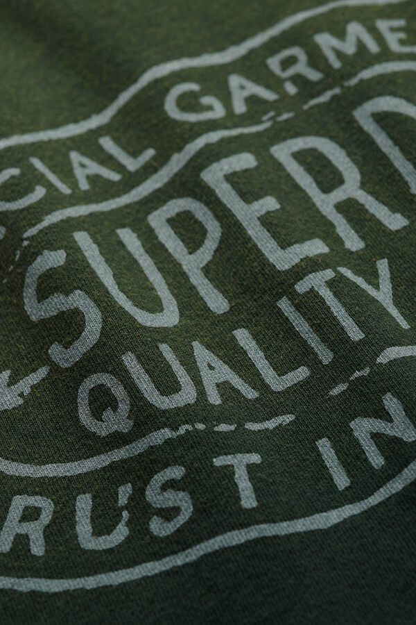 Superdry Sweatshirt logo estampado  verde