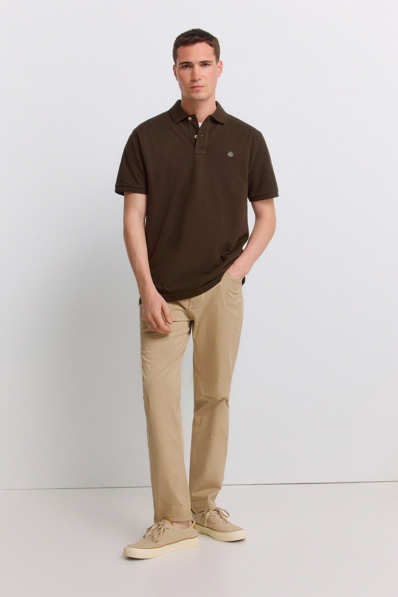 Springfield Polo piqu&eacute; b&aacute;sico Springfield regular fit