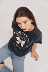 Springfield Camiseta "Coquete" cinzento