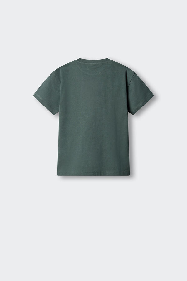 Springfield Kids T-shirt de manga curta carro vermelho crian&ccedil;a verde