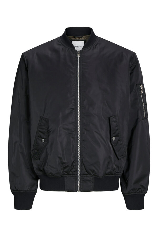 Jack & Jones Casaco bomber leve preto