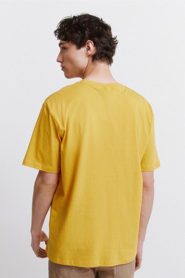 Springfield T-shirt escura estampado