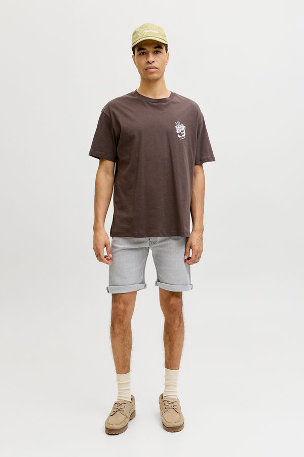 Jack & Jones Bermuda regular stone wash cinzento