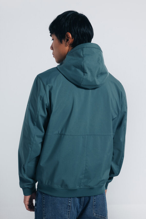 Springfield Jaqueta softshell com capuz verde