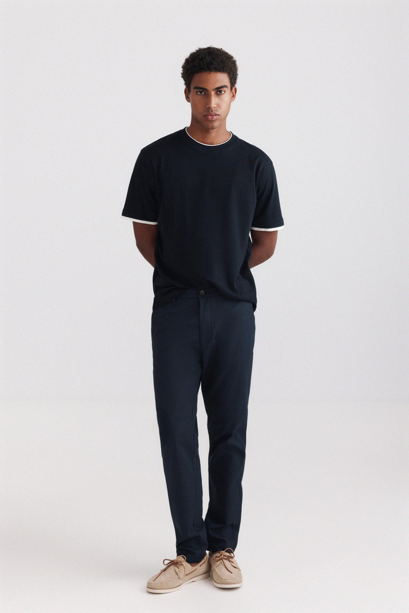 Springfield Pantal&oacute;n chino estructura bicolor comfort fit