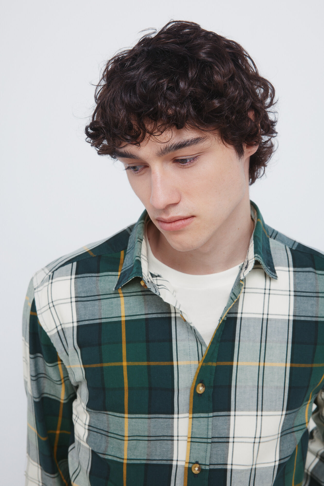 Springfield Camisa cuadro tart&aacute;n